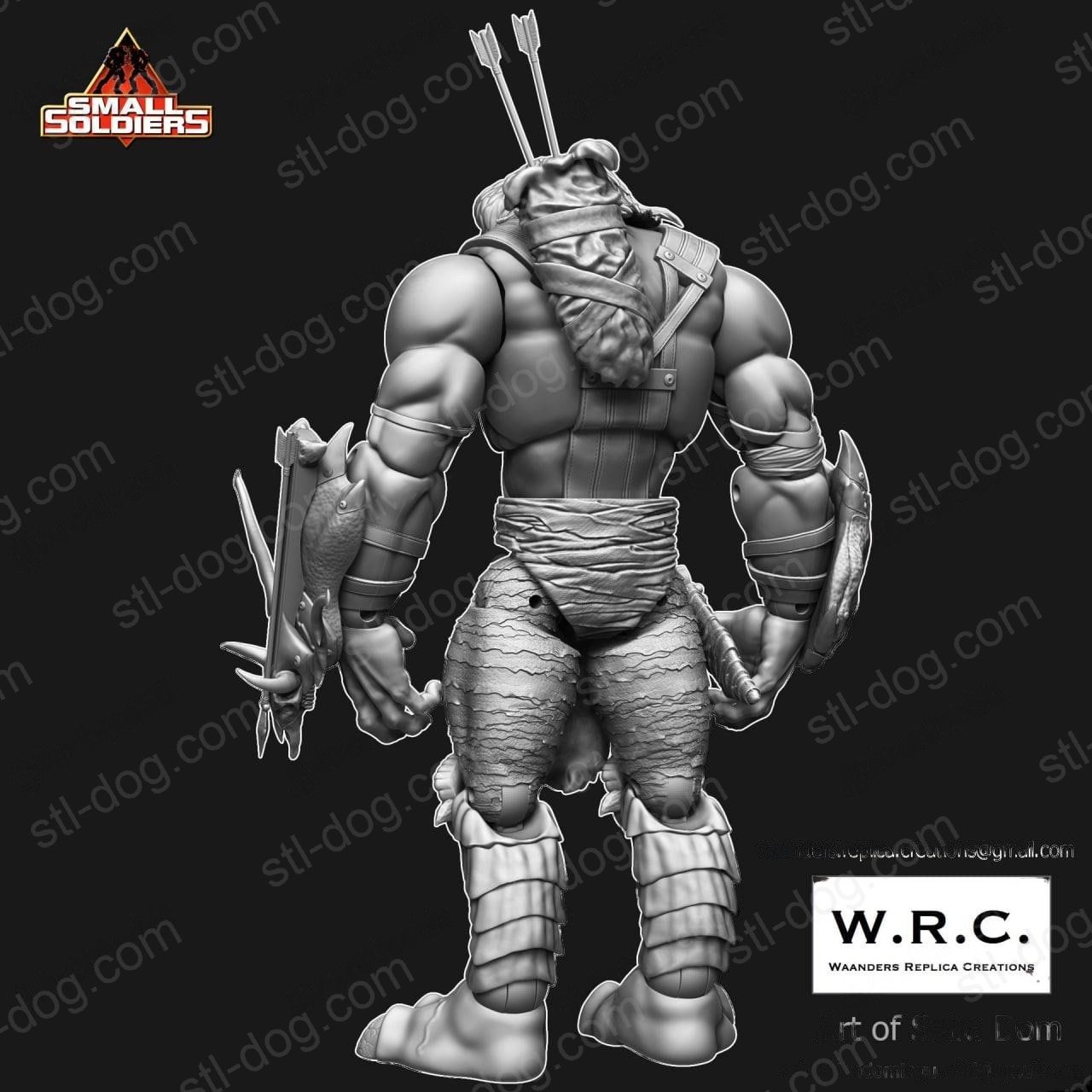 弓箭手-小兵(Archer - Small Soldiers) 3D打印图纸