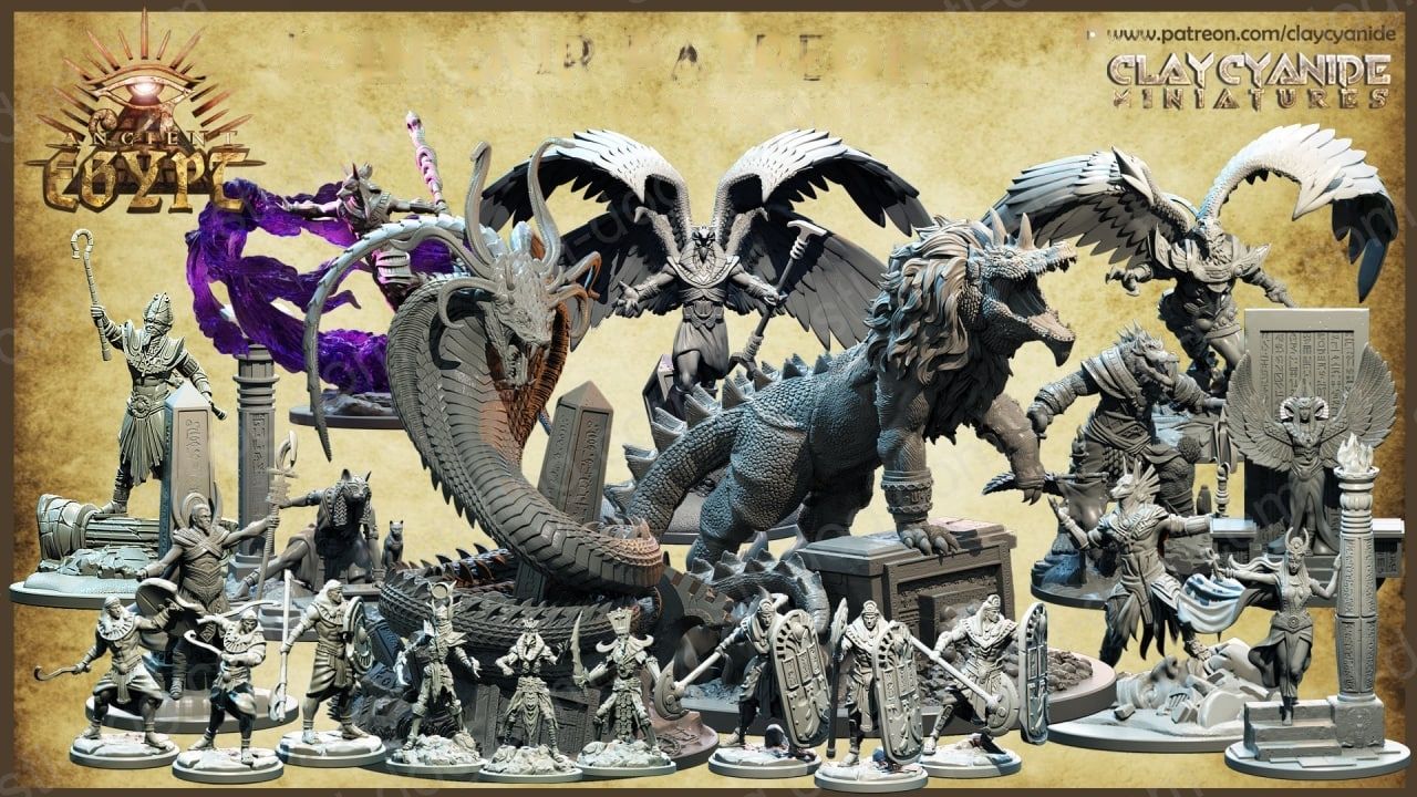 古埃及(Ancient Egypt) 3D打印图纸