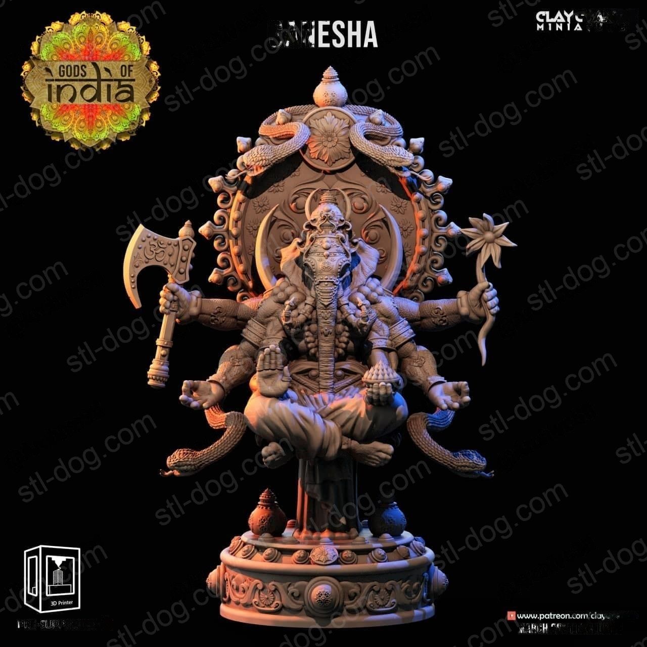 印度之神（Gods of India）3D打印图纸