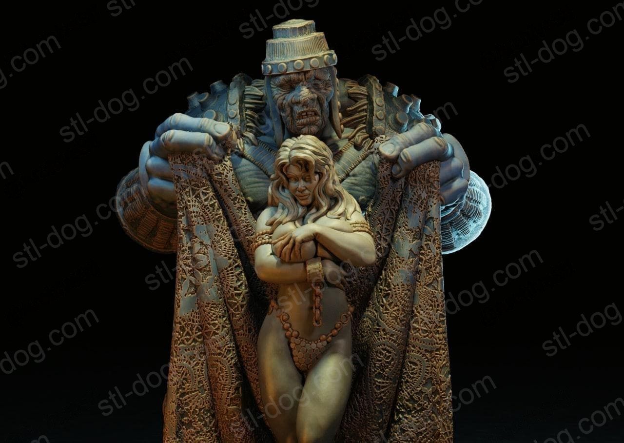 奴隶女孩（The Slave Girl）3D打印图纸