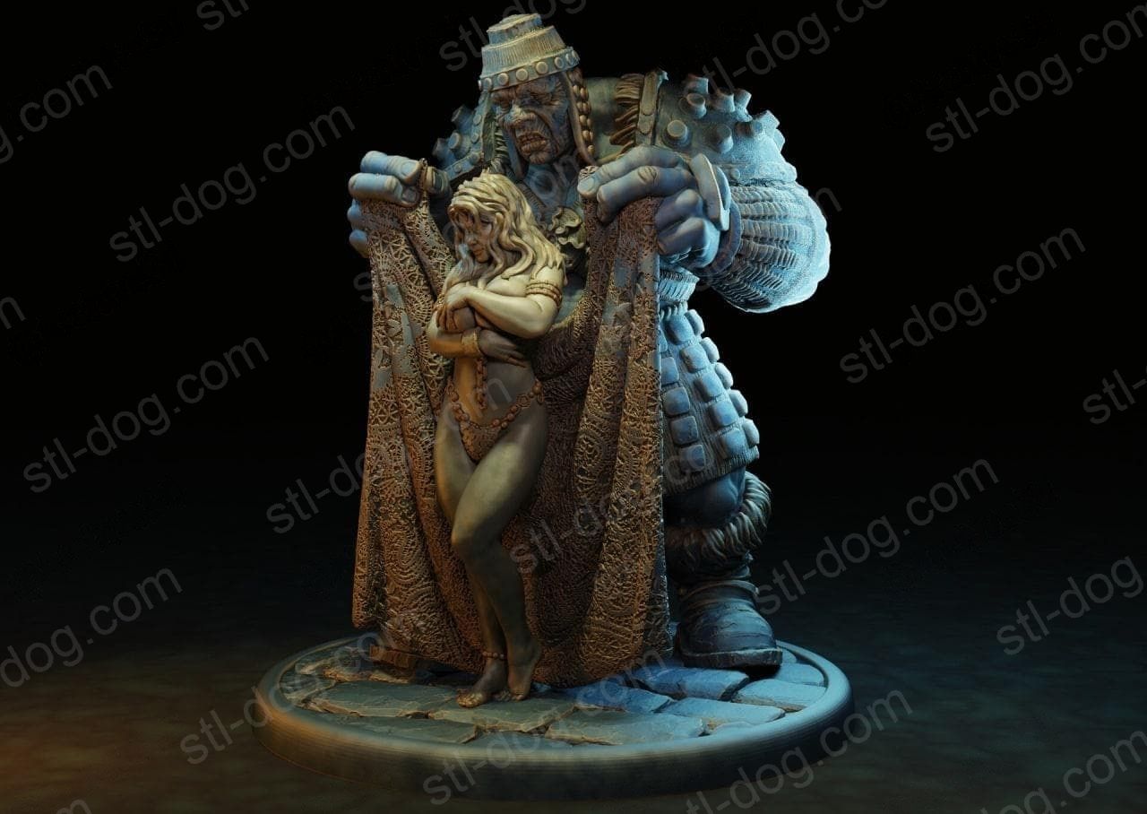 奴隶女孩（The Slave Girl）3D打印图纸