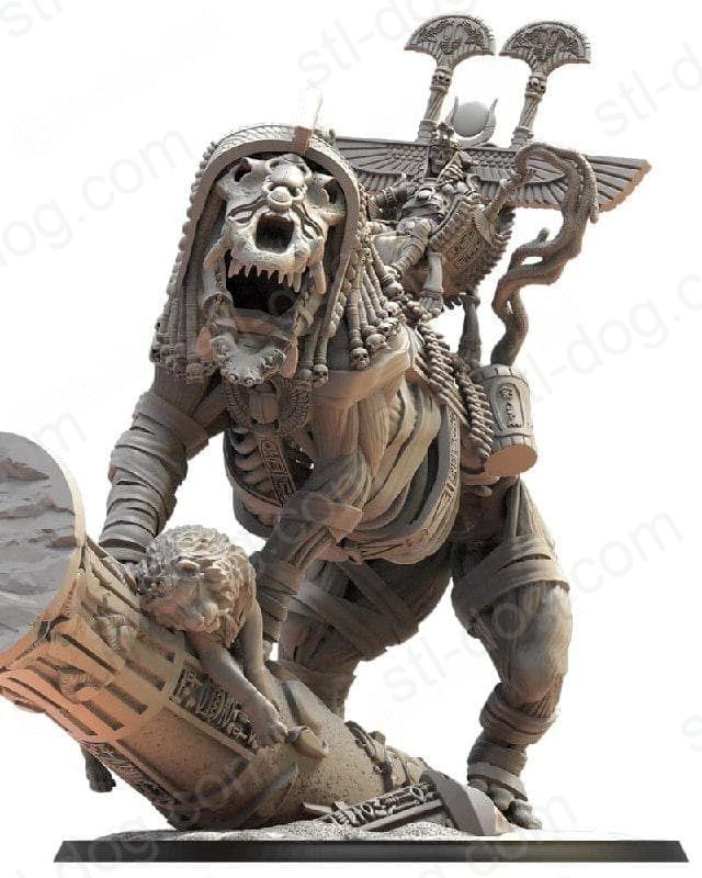 阿孟霍特普 Amenhotep, The Terrible On Ammit 3D打印图纸