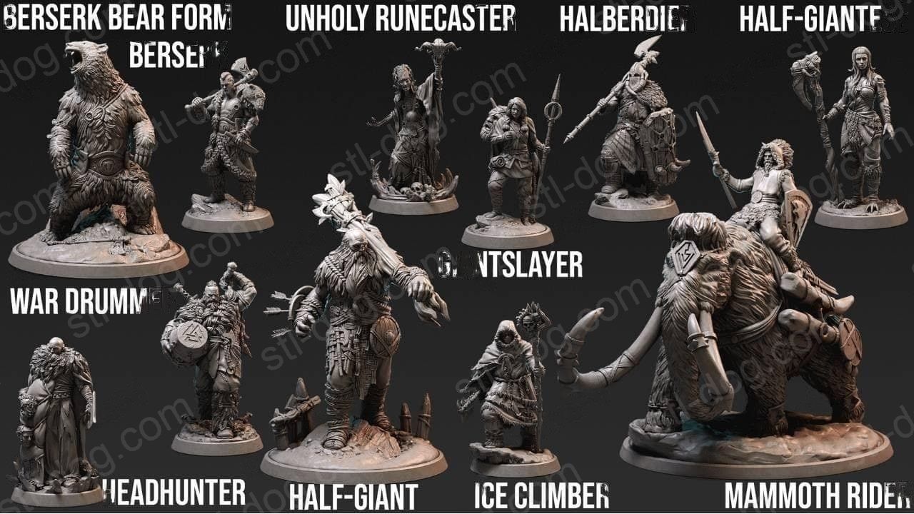 Froderung 与冰部落(The Ice Tribe) 3D打印图纸