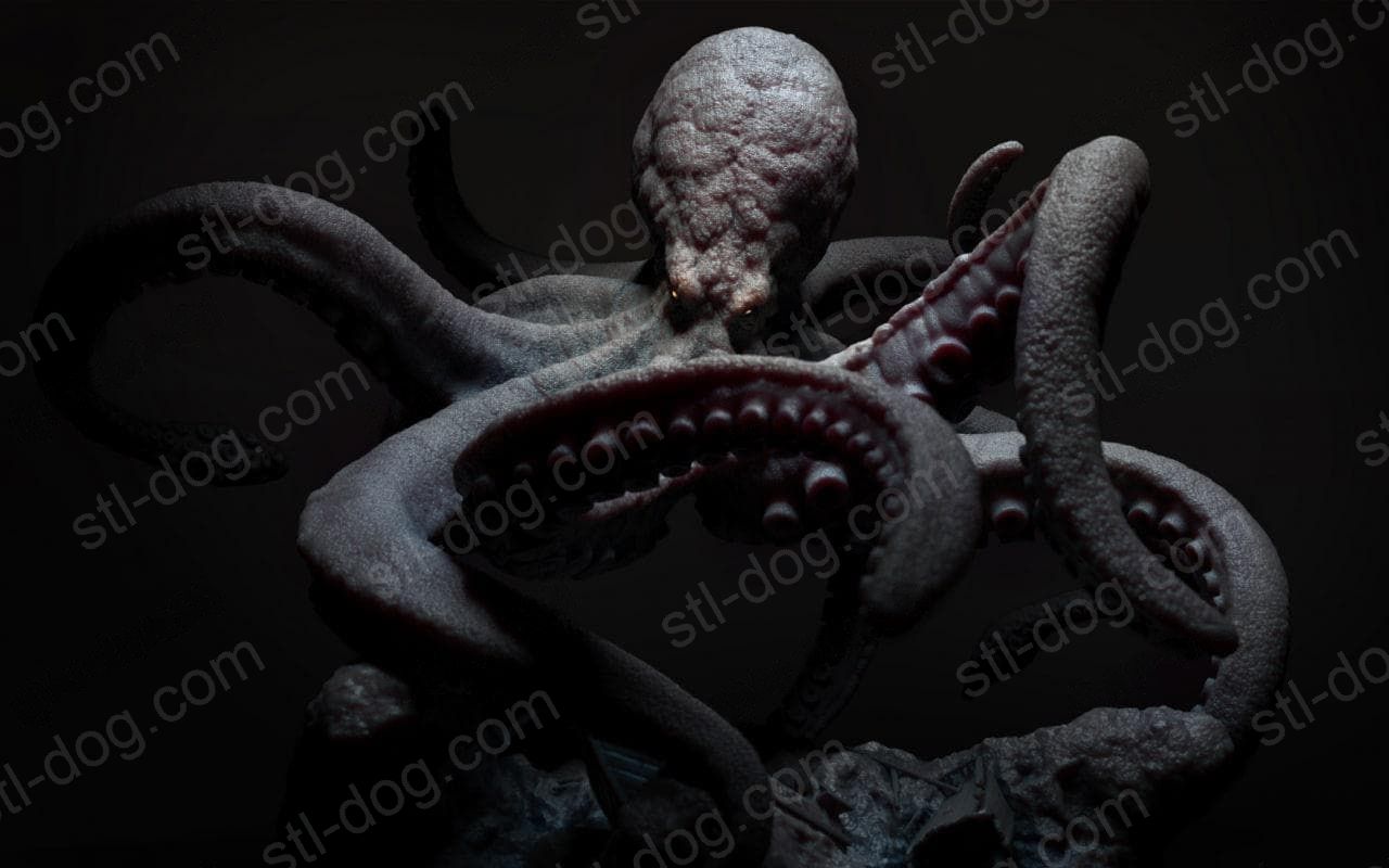 海怪 章鱼(Kraken) 3D打印图纸