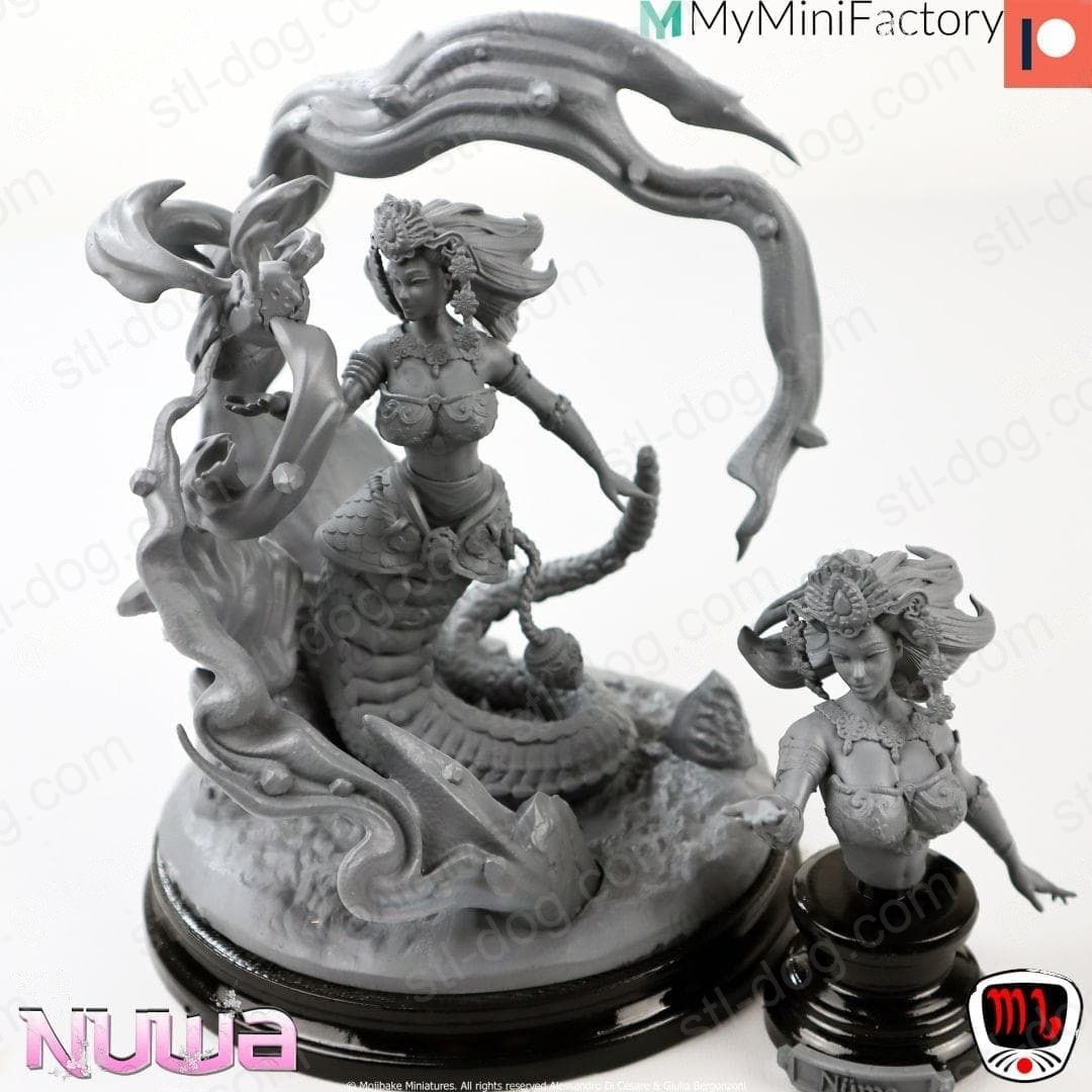 女娲(Nuwa) 中国女神 3D打印图纸