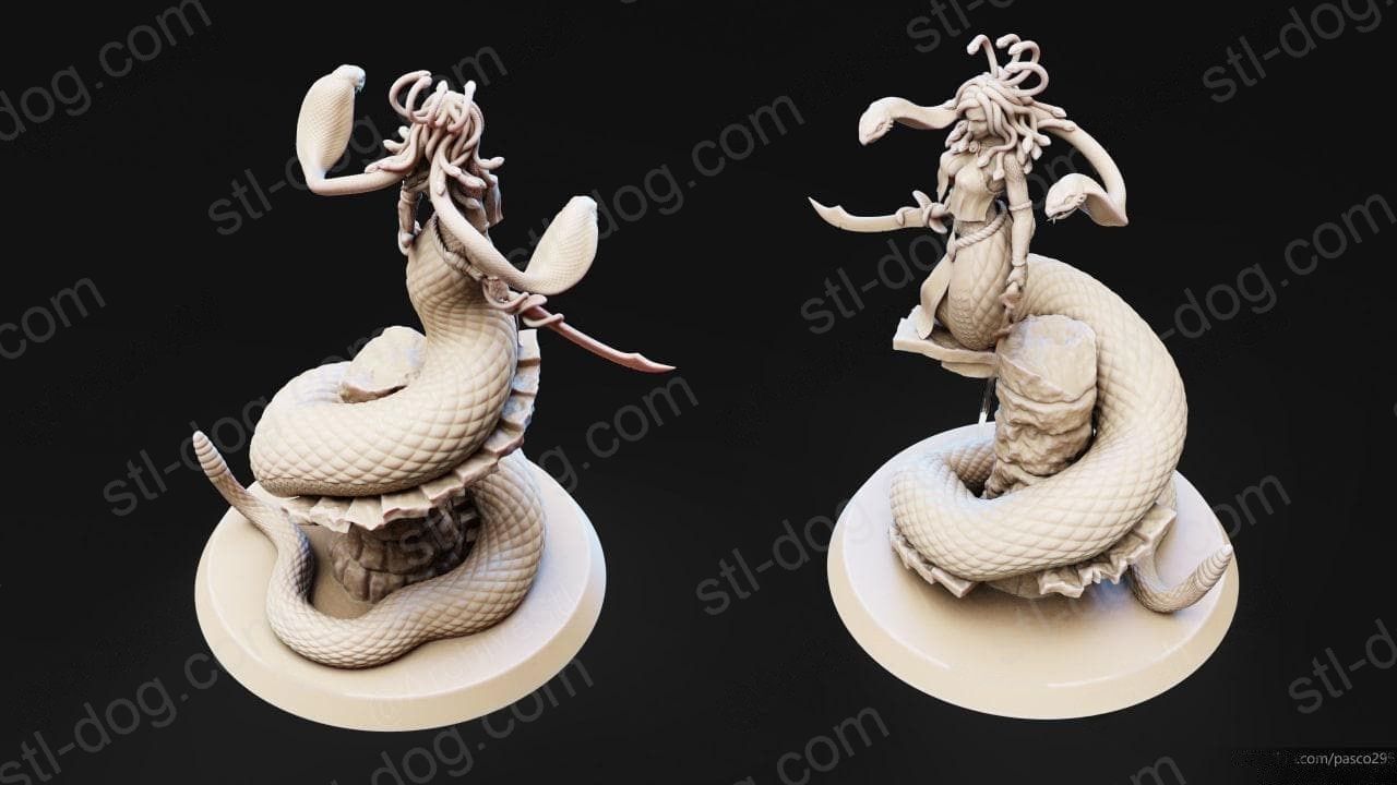 美杜莎(Pureblood-Medusa) 3D打印图纸