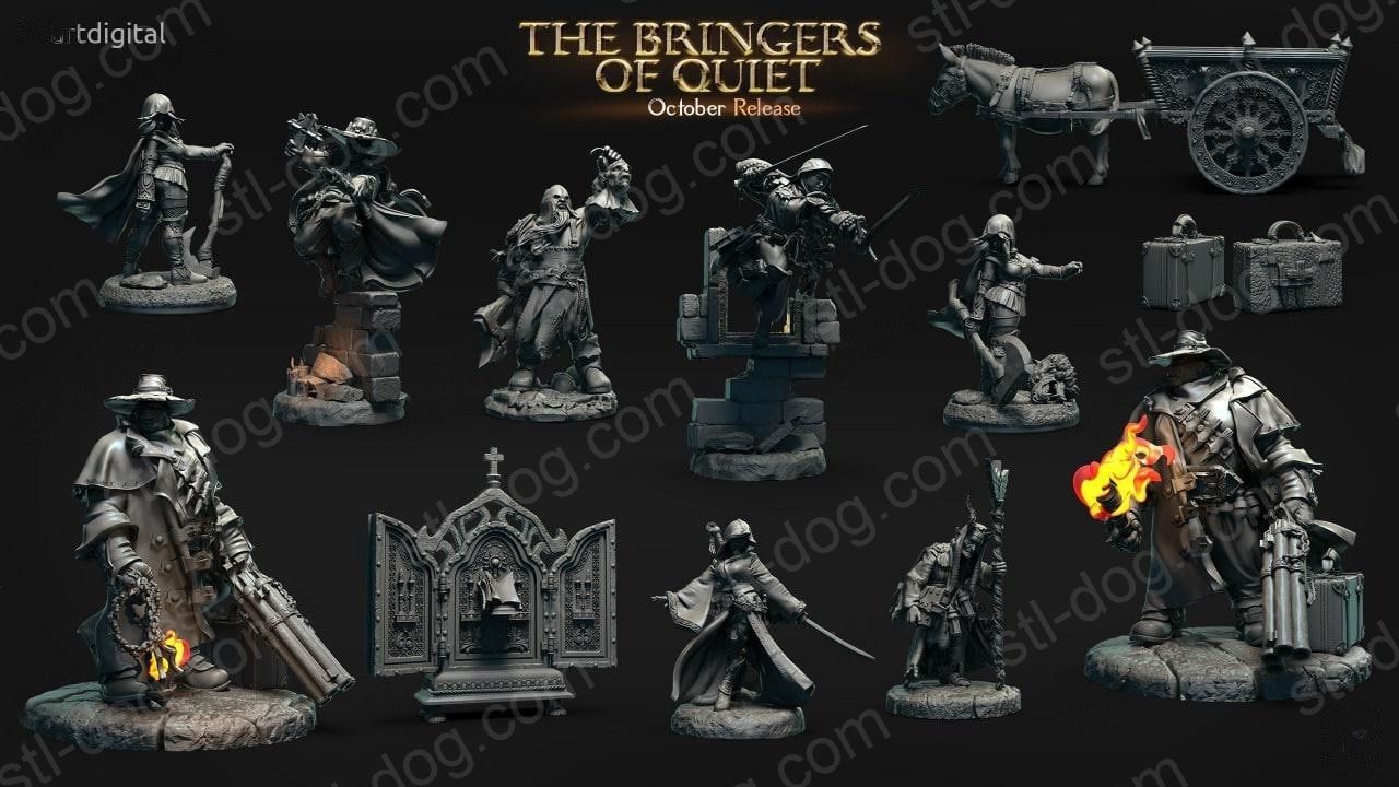 笼中之鸟 The Bringers of Quiet 3D打印图纸