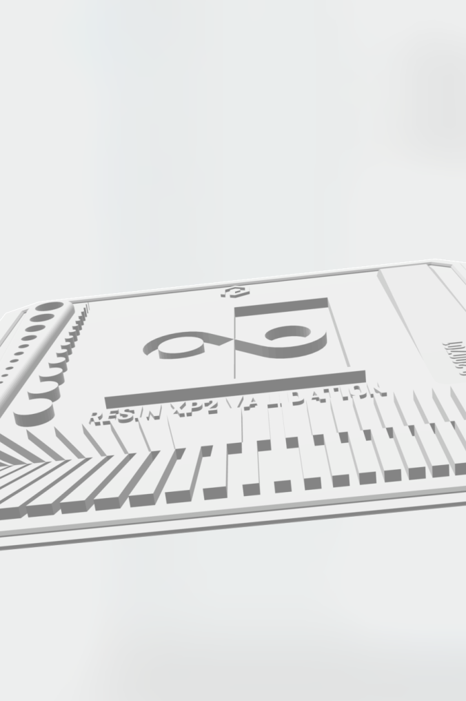 3D打印光固化打印测试模型