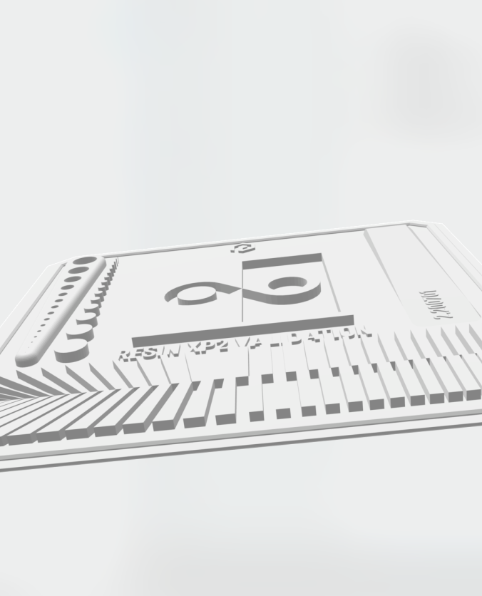 3D打印光固化打印测试模型