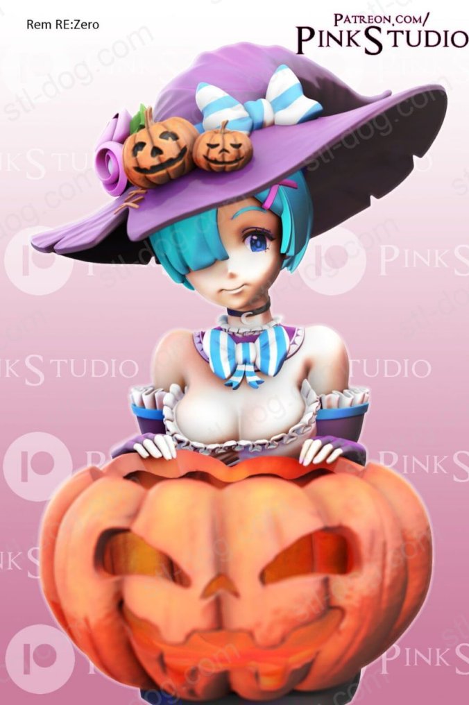 从零开始的异世界生活-蕾姆 3D打印模型