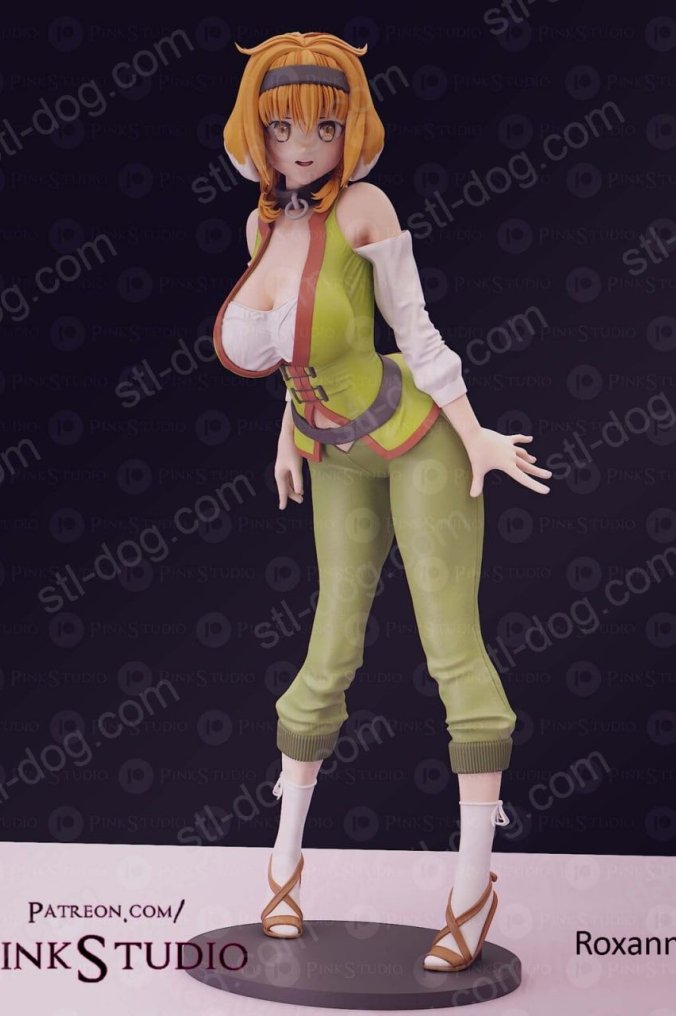 在异世界迷宫开后宫-罗克珊 3D打印手办模型