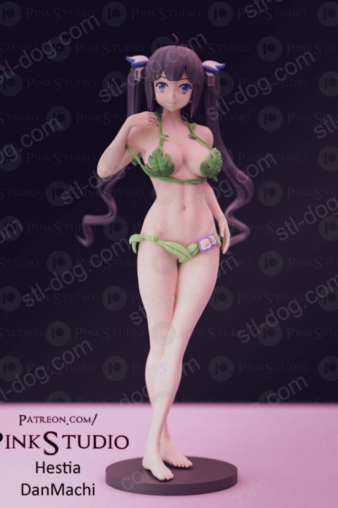 在地下城寻求邂逅是否搞错了-女神赫斯缇雅 3D打印手办模型