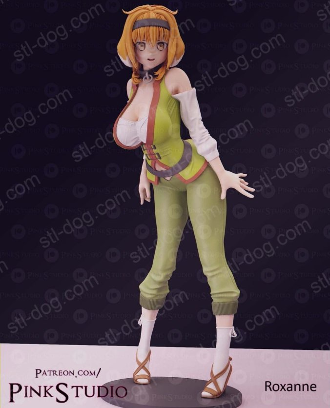 在异世界迷宫开后宫-罗克珊 3D打印手办模型