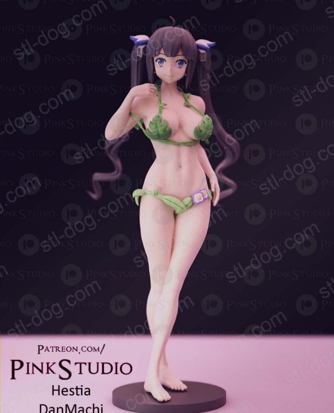 在地下城寻求邂逅是否搞错了-女神赫斯缇雅 3D打印手办模型